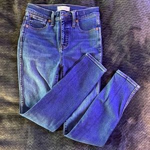 Madewell 10” high rise skinny 24p